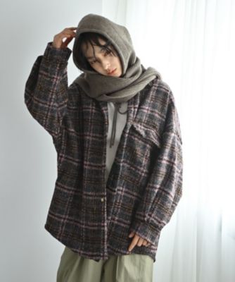 STYLE DELI(スタイルデリ)の【BLK001】ビッグチェック柄シャツ