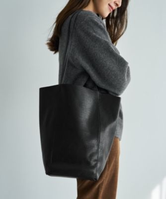 STYLE DELI(スタイルデリ)の本革切りっぱなしバケツトートバッグ通販