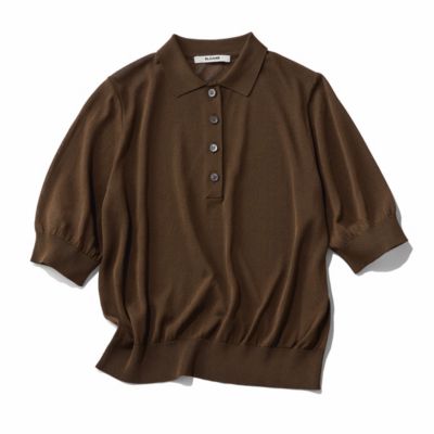 【Marisol別注】接触冷感シアー半袖ポロ