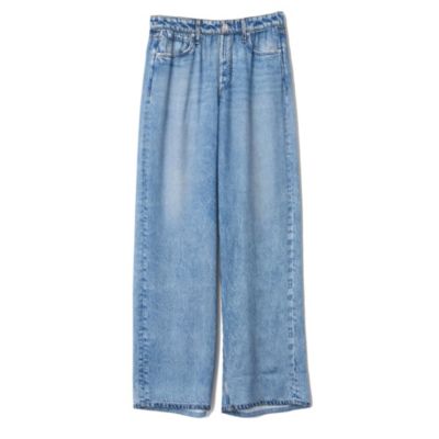 ”楽なのにきれい”を更新するデニムプリントパンツ　MIRAMAR SLINK WIDE LEG PULL ON／ デニムプリントパンツ