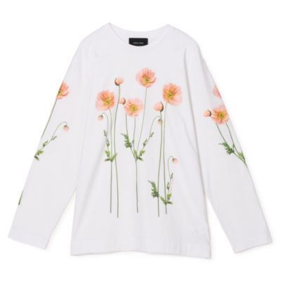 ♡完売♡simone rocha シモーネロシャ　フラワー　Tシャツ　カットソー SIMONE ROCHA(シモーネ ロシャ)のPOPPY FIELD PRINT LONG SLEEVE T