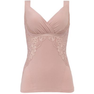 【新品未使用】BRNYピース 綿混キャッチャーカップレースブラキャミ 2点セット BRNYピース 綿混キャッチャーカップレースブラキャミ ブラデリス