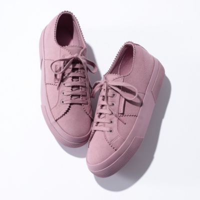 大人気ペリーコ×スペルガのスニーカーに鮮やかなカラースエードタイプが登場　撥水レザースニーカー