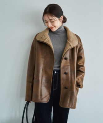 レディースのファー・ムートンコート 30代40代50代大人の通販｜HAPPY
