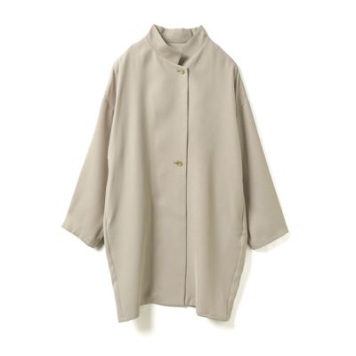 mizuiro ind(ミズイロインド)のスタンドカラーワイドジャケット通販