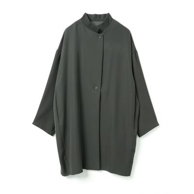 mizuiro ind(ミズイロインド)のスタンドカラーワイドジャケット通販