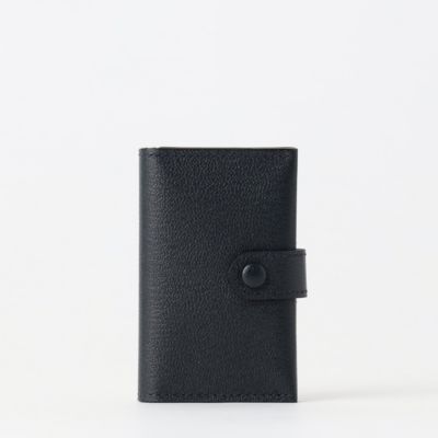 ラルコバレーノ美品  - グレー×黒 レザー フォールディウォレット CHARCOAL GRAY*CARAMELLO | ラルコバレーノ