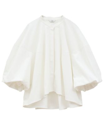 【CLANE】 新品未使用　S レイヤードニュアンスシャツ　ホワイト セール】MODS SLEEVE SHIRT（シャツ/ブラウス）｜CLANE（クラネ）の