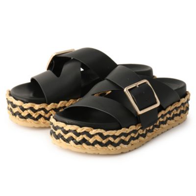 厚底ジュートサンダル