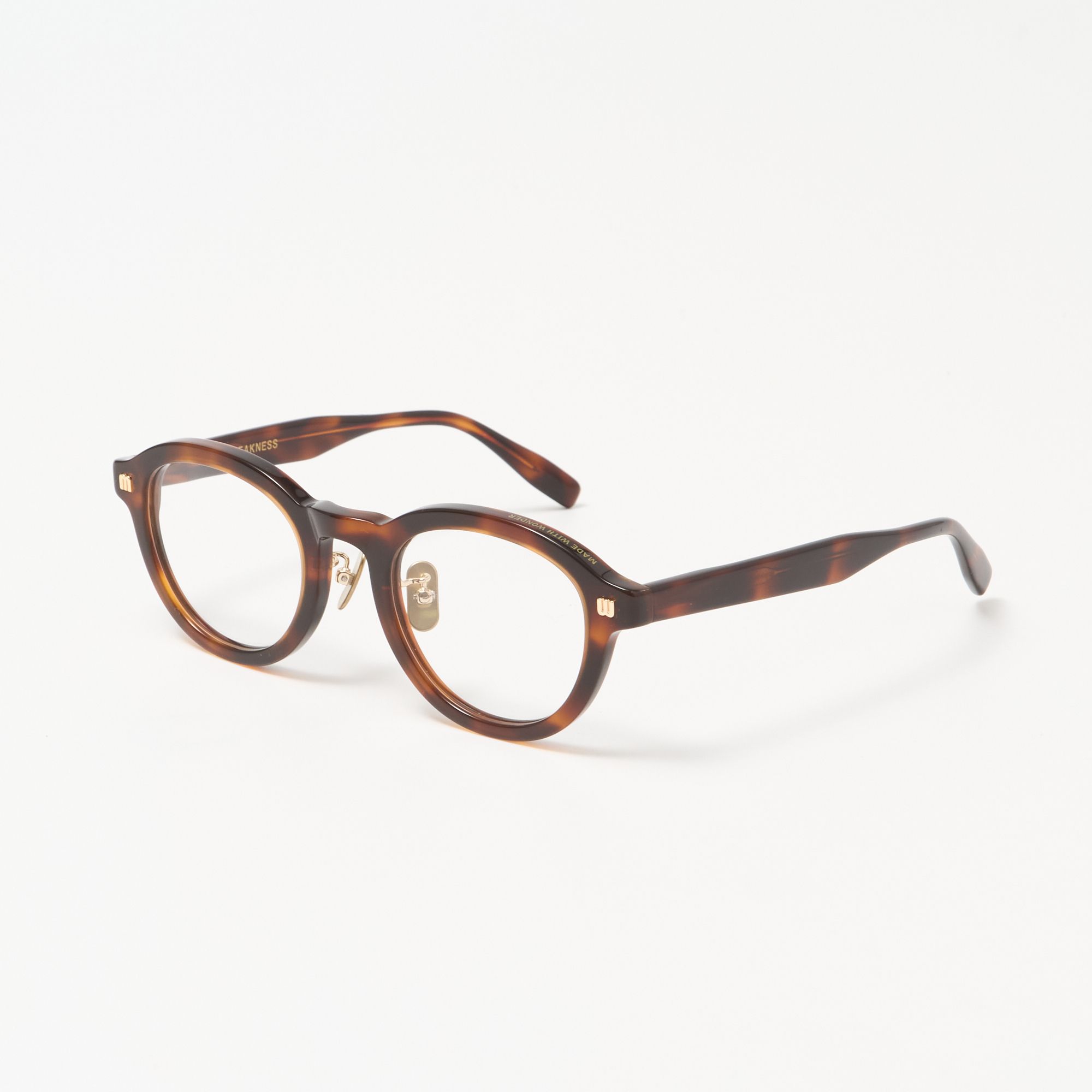 MY WEAKNESS(マイ ウィークネス) M.W.W GLASSES（メガネ） BROWN