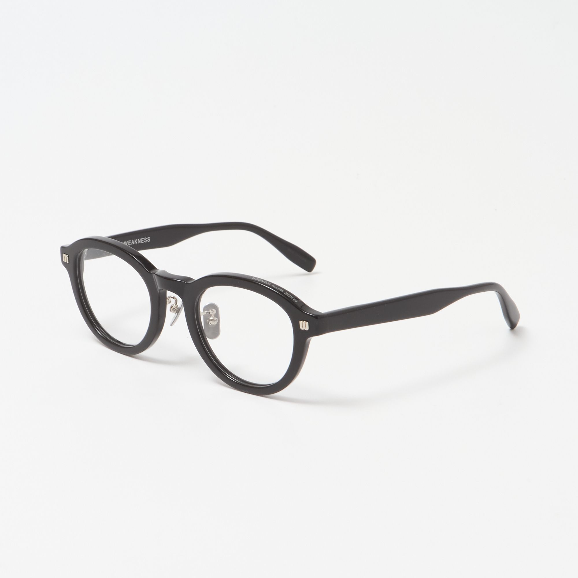MY WEAKNESS(マイ ウィークネス) M.W.W GLASSES（メガネ） BLACK