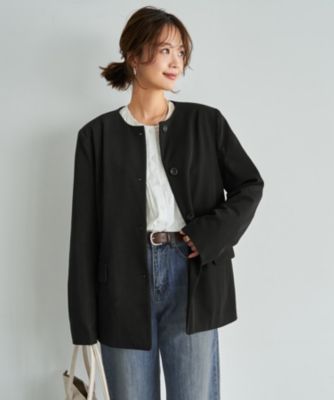 レディースのノーカラー 30代40代50代大人の通販｜HAPPY PLUS STORE