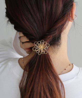 collecala(コレカラ)の立体メタルラインフラワーヘアゴム通販 | 集英社