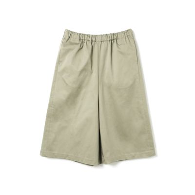 モールスキンのような光沢と動きやすいストレッチの効いたハーフイージーパンツです。　ハーフイージーパンツ