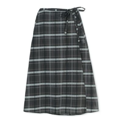 ★フローレントflorent★2024ジャガード風トップス FLORENT(フローレント)のSHEER CHECK WRAP SKIRT通販 | 集英社HAPPY