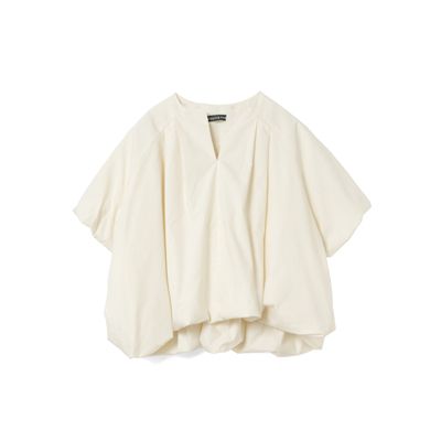 mizuiro ind(ミズイロインド)のバルーンノーカラーシャツ通販 | 集英社