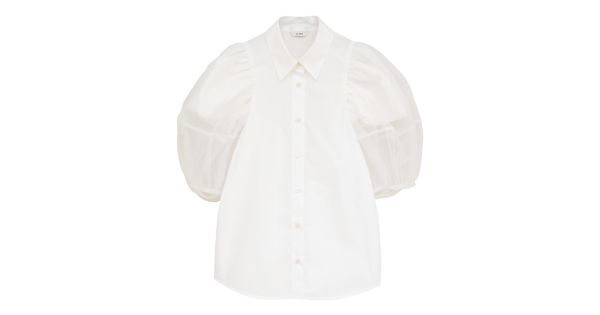 CLANE(クラネ)のTULLE LAYERED SLEEVE SHIRTS通販 | mirabella 