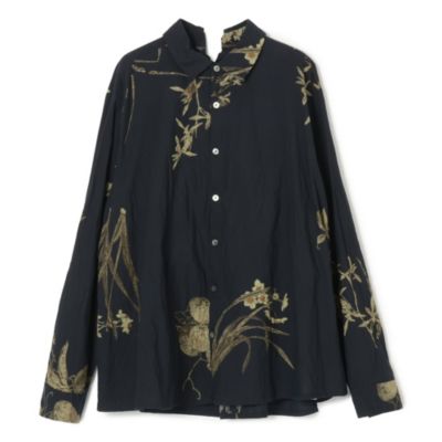 pas de calaisパドカレ 半袖シャツ タイダイ 墨染コットンクプラ pas de calais(パドカレ)の26SS Japonismflowerブラウス通販 | 集英社