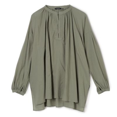 pas de calais(パドカレ)の26SS 甘ボイルキャッチワッシャーブラウス