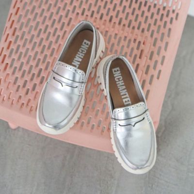 軽やかに歩ける、大人のアクションレザースニーカーローファー　アクションレザーコインスニーファーシューズ