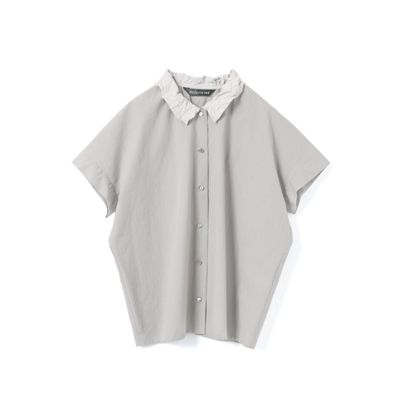 mizuiro ind(ミズイロインド)のワッシャーカラーワイドシャツ通販