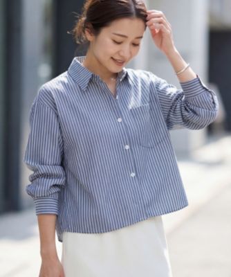 スタイルデリ 新品 ベーシックストライプ柄シャツ ベーシックストライプ柄シャツB | おしゃれな大人レディース