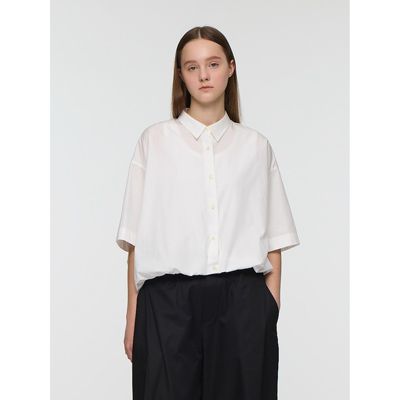 half slv ballon shirt