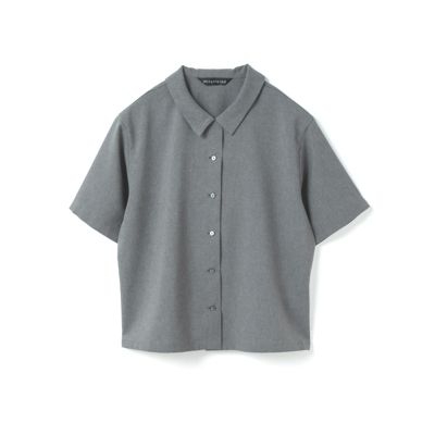 【ミズイロインド】定価22,000円　エコファージレ（チャコールグレー） mizuiro ind(ミズイロインド)のhalf slv shirt通販 Marisol（マリソル）