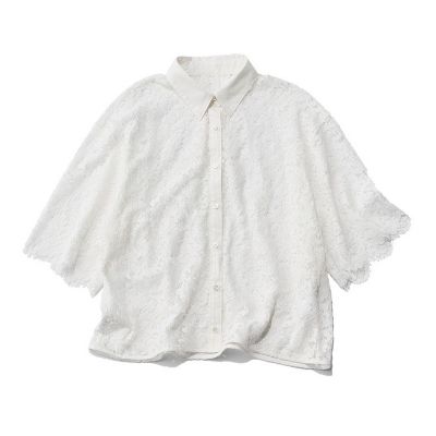 40代のための「新作レースシャツ」夏のきれいめ6コーデ【アパレル出身Kの着回し術「大人はこれ、どう着る？」#20】