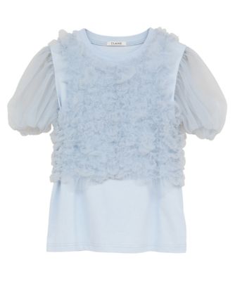 試着のみ CLANE クラネ TULLE VEST LAYERED TOPS CLANE(クラネ)のTULLE VEST LAYERED TOPS通販 | 集英社HAPPY PLUS STORE