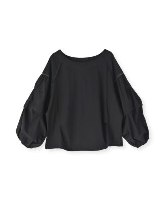 SILKET BODY TUCK SLEEVE TOP