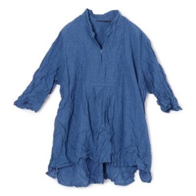 pas de calais(パドカレ)の26SSオーガニックコットンシャンブレーBL