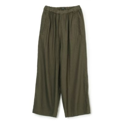 pas de calais(パドカレ)の26SSリネンレーヨンストレッチワイドPT通販