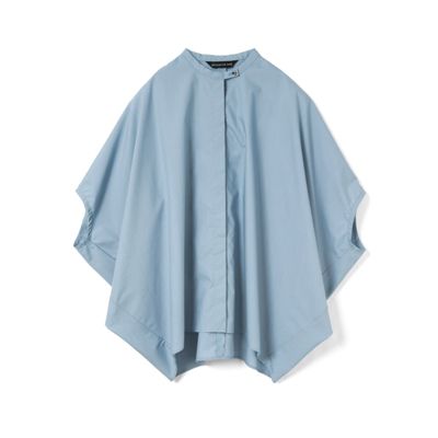 mizuiro ind(ミズイロインド)のスタンドカラーコクーンシャツ通販