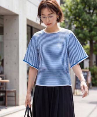 STYLE DELI(スタイルデリ)の薄手シャリ感フレアスリーブトップス通販