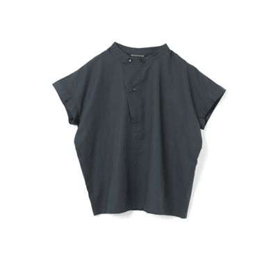 mizuiro ind(ミズイロインド)のコットンリネンアシンメトリーカラー