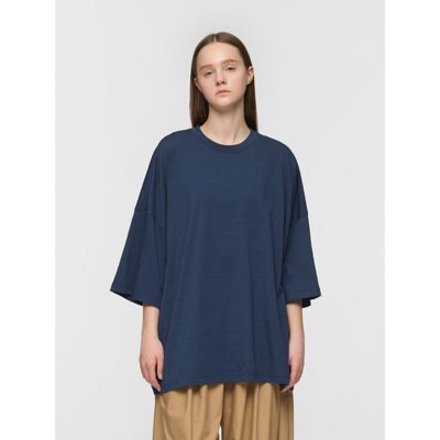 mizuiro ind(ミズイロインド)のクルーネックワイドチュニック通販
