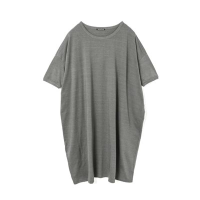 クルーネックワイドワンピース