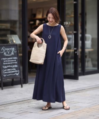 STYLE DELI(スタイルデリ)のサラすべボートネックロングワンピース通販