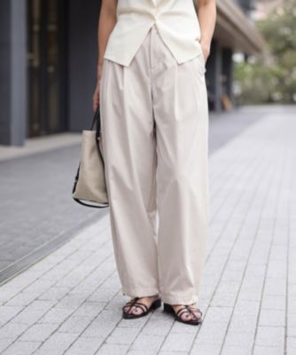 極美品◆24ss コットンエンブロイダリーレース タック パンツ 36 極美品◇24ss コットンエンブロイダリーレース タック パンツ 36
