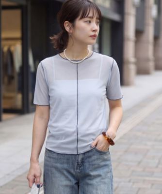 STYLE DELI(スタイルデリ)のトリミング半袖シアートップス通販 | LEE
