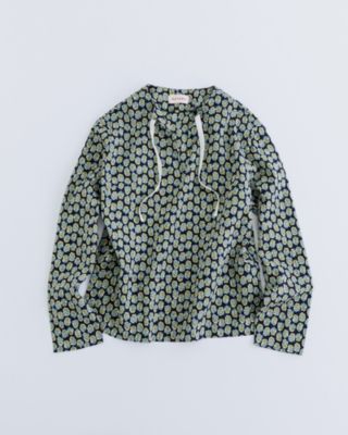 COTTON PRINT BLOUSE