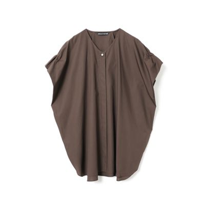 mizuiro ind(ミズイロインド)のVネックワイドチュニックシャツ通販 