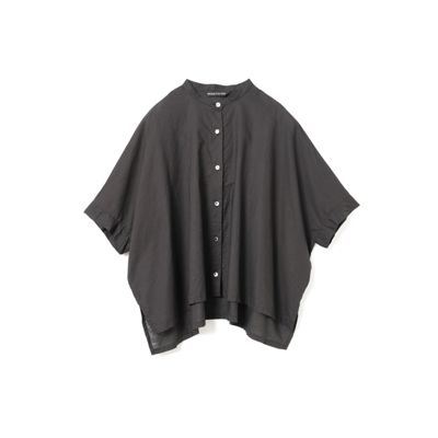 mizuiro ind(ミズイロインド)のコットンリネンスタンドカラーワイド