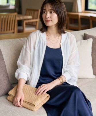 STYLE DELI(スタイルデリ)の【DELI by】UVカットエアリーシアーZIP