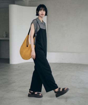 STYLE DELI(スタイルデリ)の【BLK001】サラ落ちキャミオールインワン