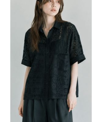 PATCHWORK LACE SHIRT