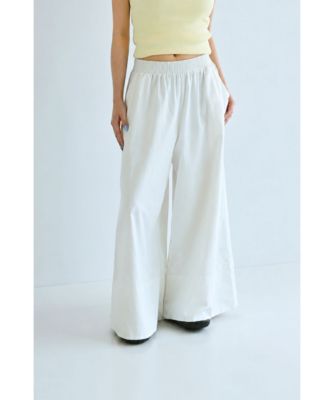 WIDE GATHER EASY PANTS