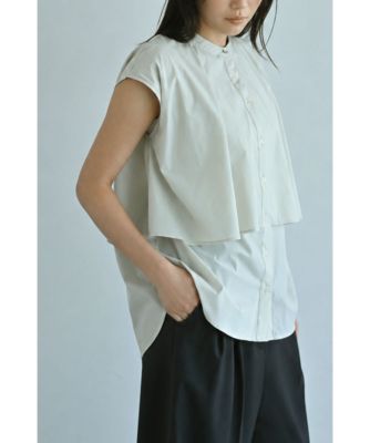 【COOL】NO−IRON DOUBLE BLOUSE