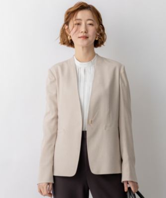 23区(ニジュウサンク)のアイアスマットストレッチ ノーカラー